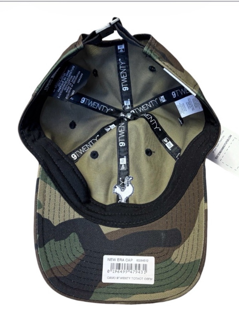 NEW Tottenham Hotspur New Era 9twenty Camo Adjustable Hat Camouflage - Picture 7 of 14